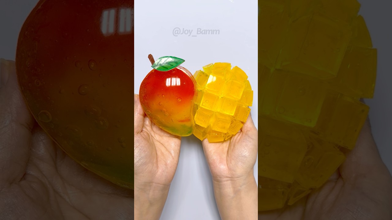 망고 말랑이 만들기🥭Mango Squishy DIY with Nano Tape! #실리콘 테이프