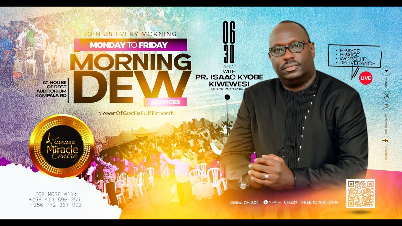 MORNING DEW SERVICE || 26TH FEB 2026 || PR. ISAAC KYOBE KIWEWESI ||#faith #motivation #church