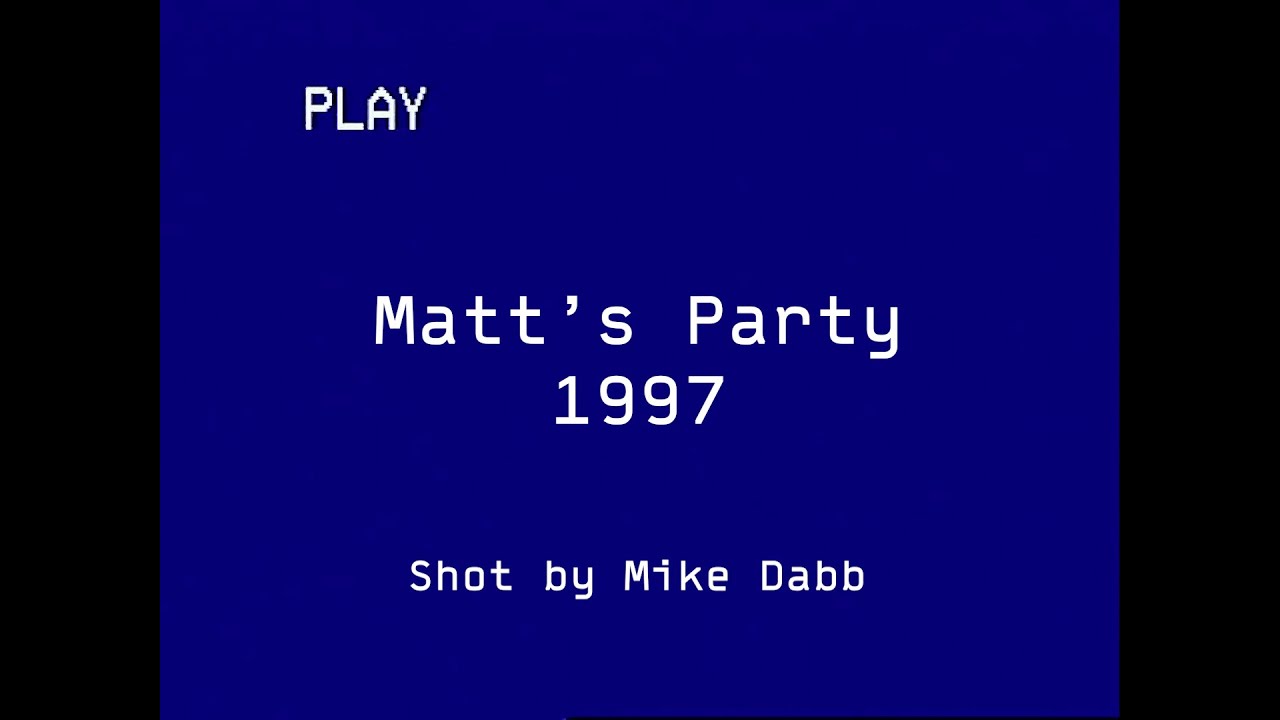 Matt's Party 1997