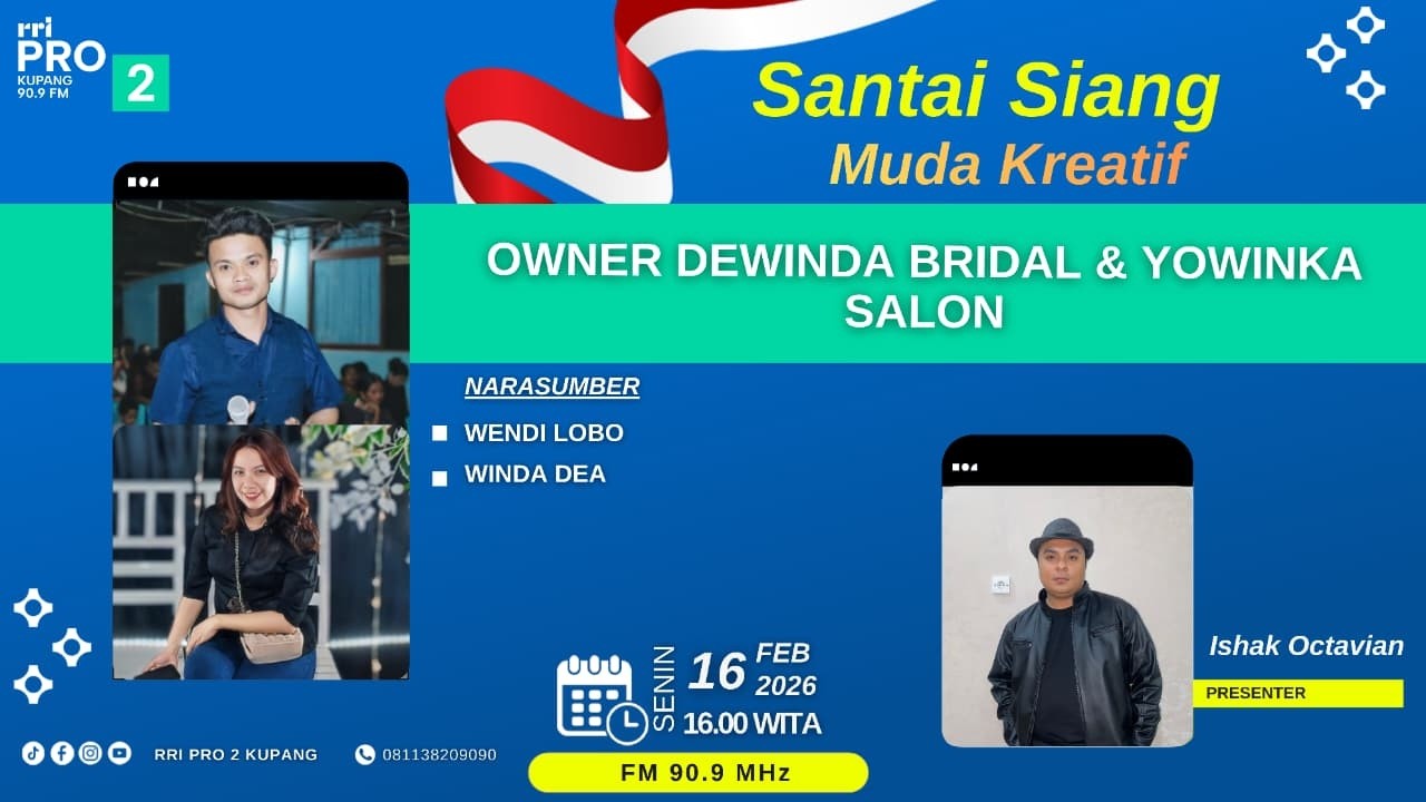 [LIVE] MUDA KREATIF - OWNER DEWINDA BRIDAL & YOWINKA SALON || SENIN, 16 FEBRUARI 2026 ||