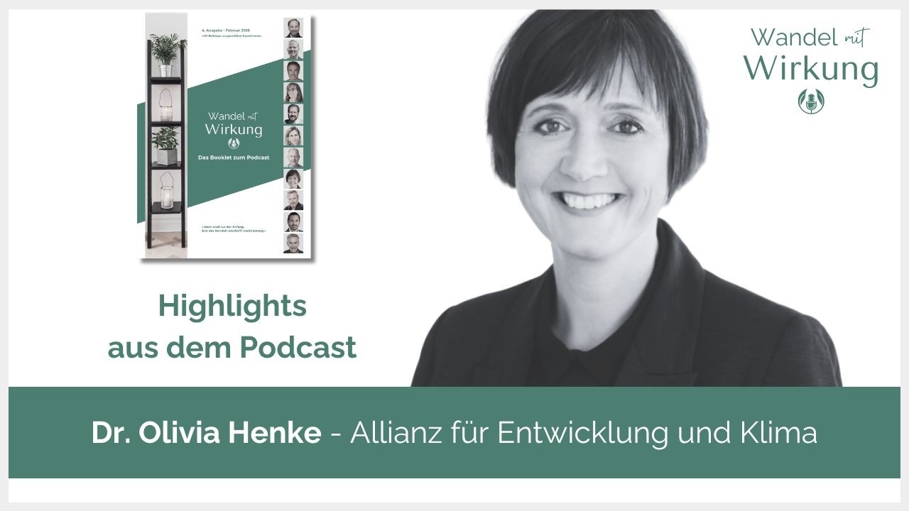 Dr. Olivia Henke - Allianz für Entwicklung und Klima - BOOKLET