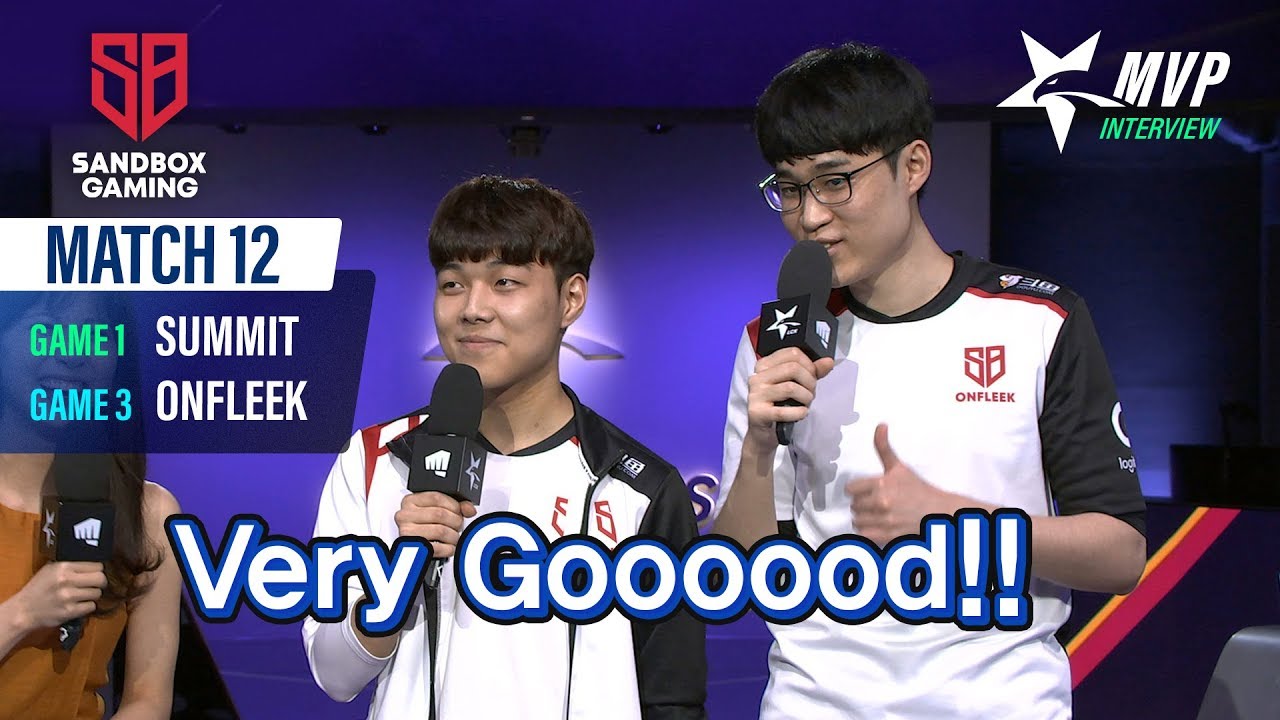 Summit, OnFleek 인터뷰 | 그리핀 vs 샌드박스 | 06.12 | 2019 LCK 서머