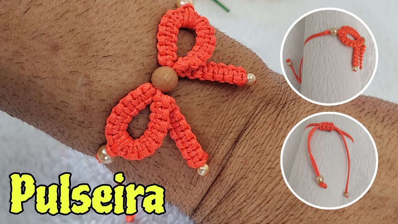 COMO FAZER A PULSEIRA COM LAÇO DE MACRAMÊ | @CiceroAlencar