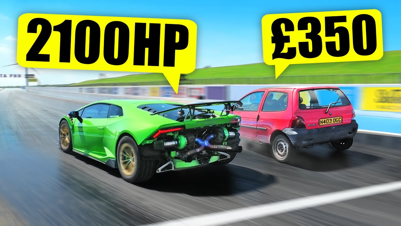 Europe's FASTEST Twin Turbo Lambo vs. My CHEAP Rusty SH**BOX