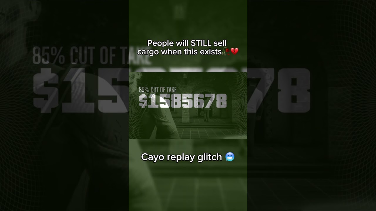The Cayo Perico replay glitch OBSOLETES cargo grinding in gta 5 online🤯