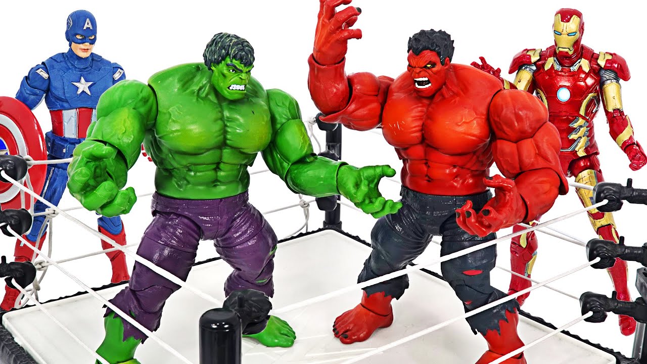 マーベル アベンジャーズ ハルク、レッド ハルク！ 四角いリングでデュエル！| ドゥドゥポップトイ