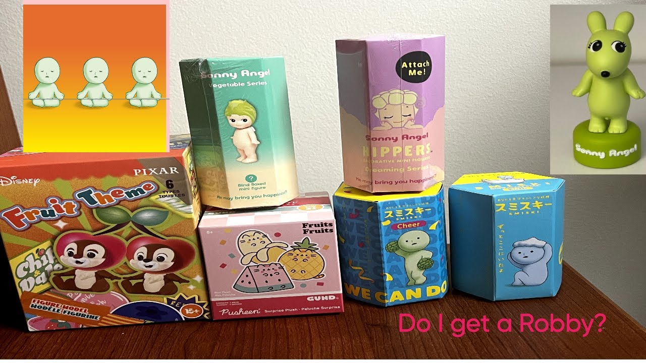 Sonny Angels and Smiski blind boxes I MINISO