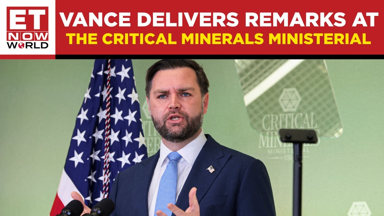 Watch: JD Vance Says U.S Will Establish Price Floor System For Critical Minerals | ET Now World