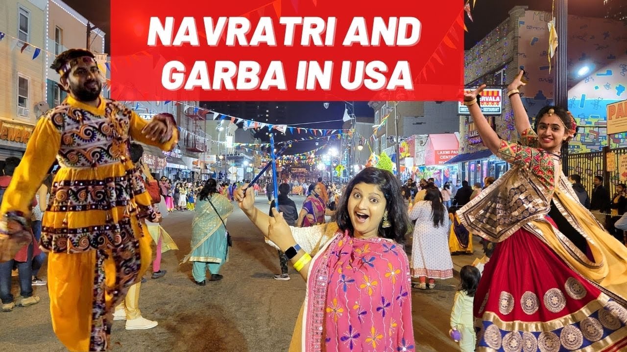 Celebrating Navratri in USA | Garba Raas in New Jersey 2021| Albeli Ritu