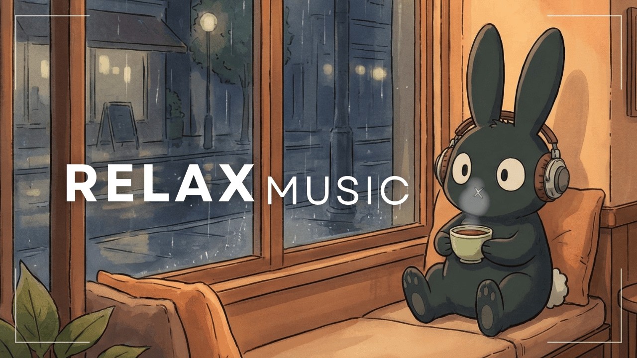 Warm lights, soft beats, no worries. 📻☁️ music for reading, sleeping & stress relief