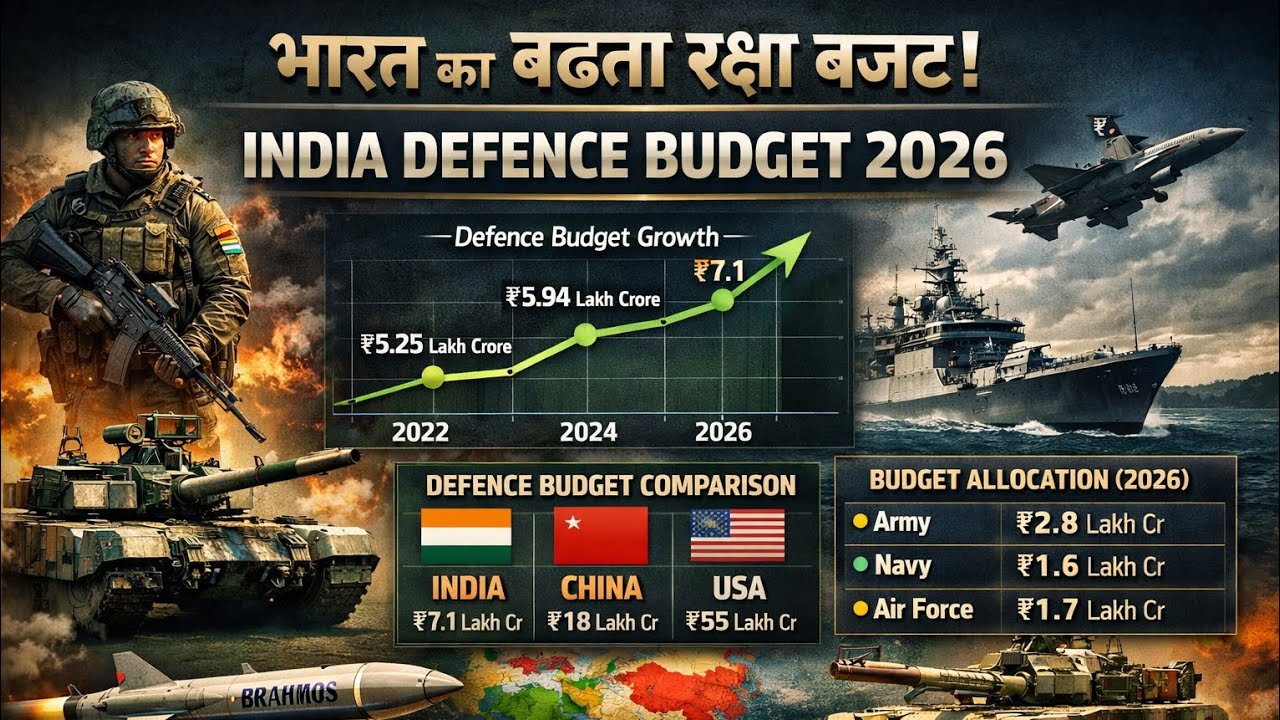 India Defence Budget 2026 Analysis | Defence Spending, Weapons & Future Power