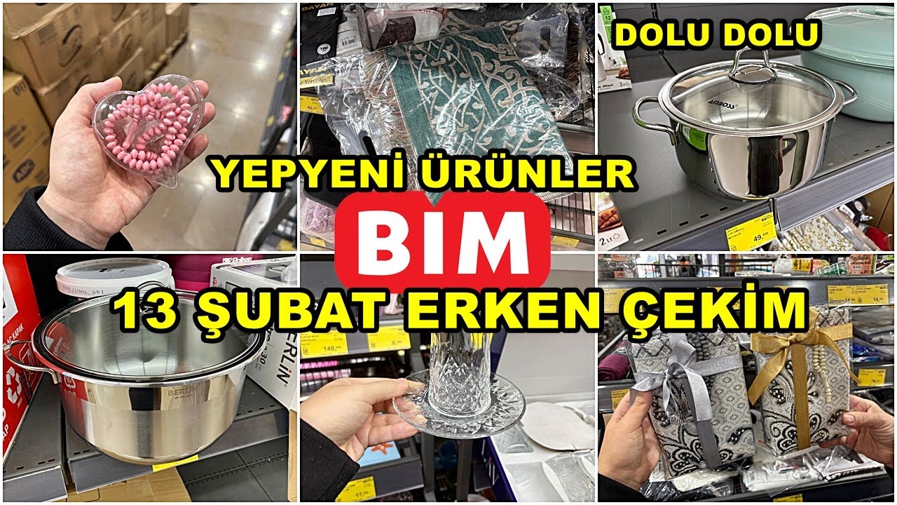 BİME GELDİ HEMEN ALDIK💃BİM 13 ŞUBAT 2026 CUMA💃/GERÇEK İLK VE TEK ERKEN ÇEKİM❗️/YEPYENİ ÜRÜNLER/