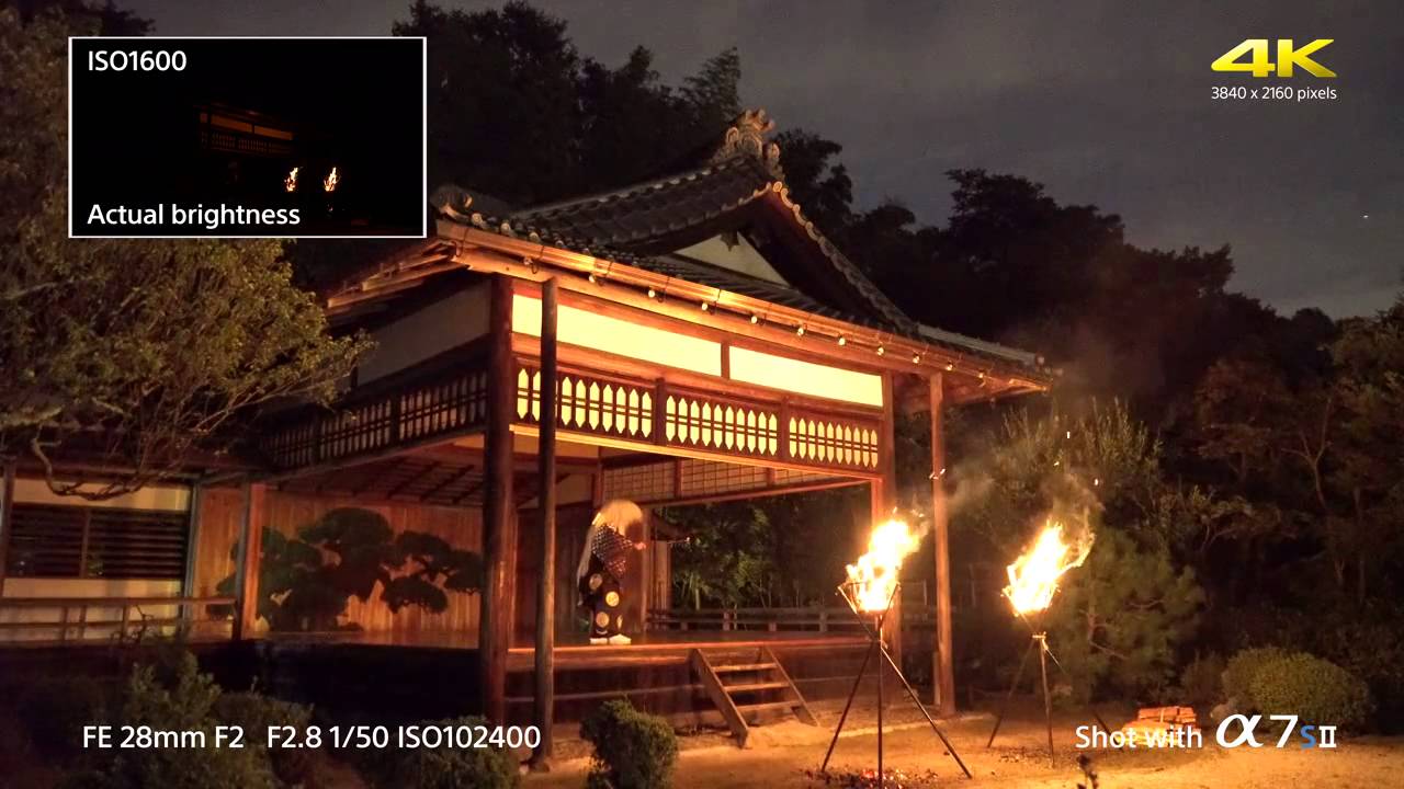 α7S II   4K low light ISO comparison movie