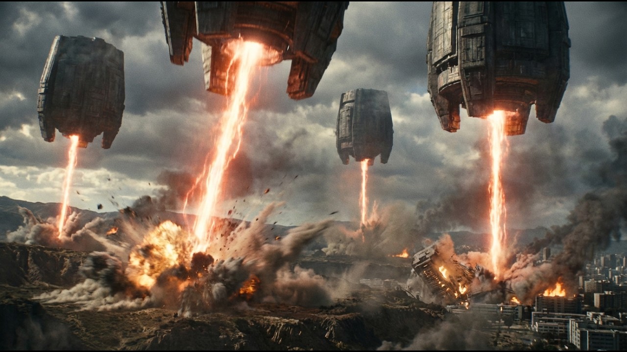 In 2026, Unknown Towers Appeared In The Sky And Began Erasing Entire Cities Without Warning