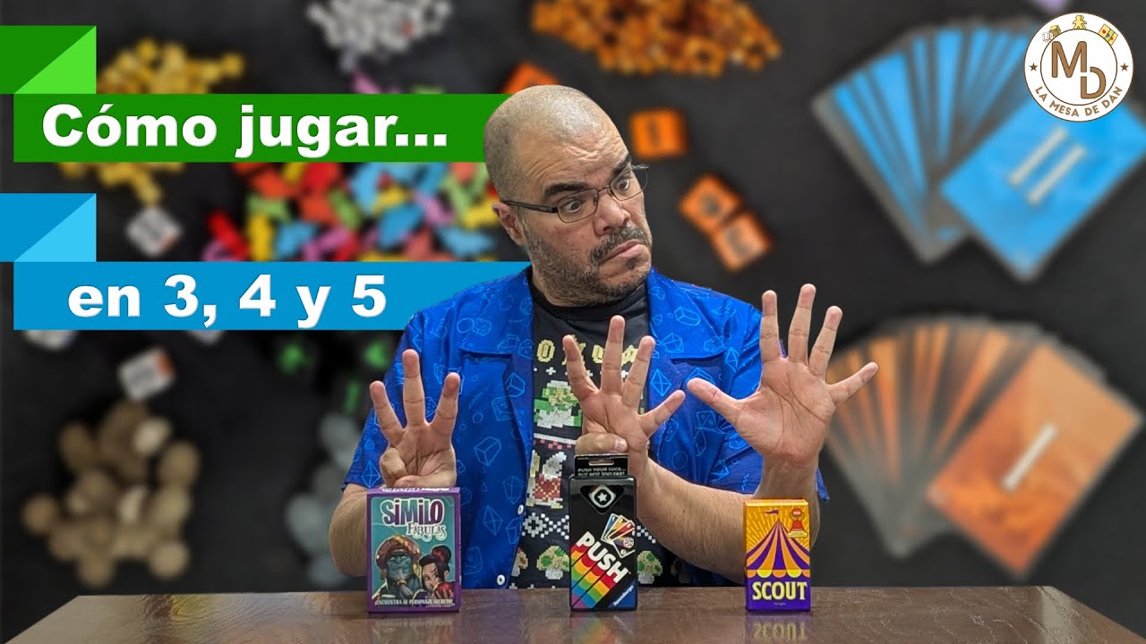 Cómo jugar: en 3, 4 y 5 (Similo, PUSH y SCOUT)