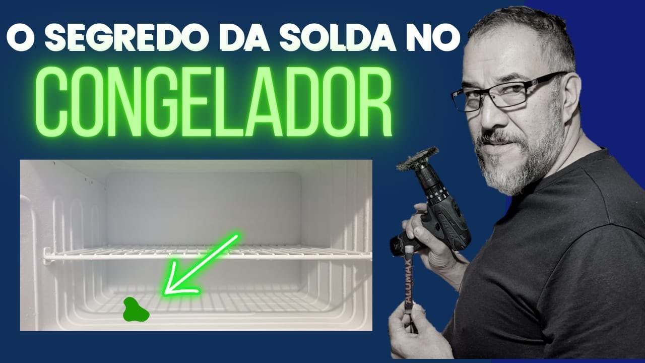 Solda do Evaporador, A Melhor Maneira de como soldar o congelador furado,  furo no congelador.