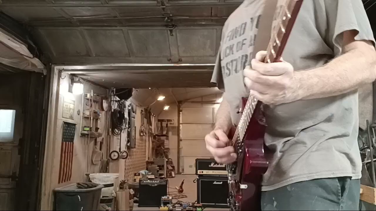Marshall SL-X,and Line 6 in the garage.