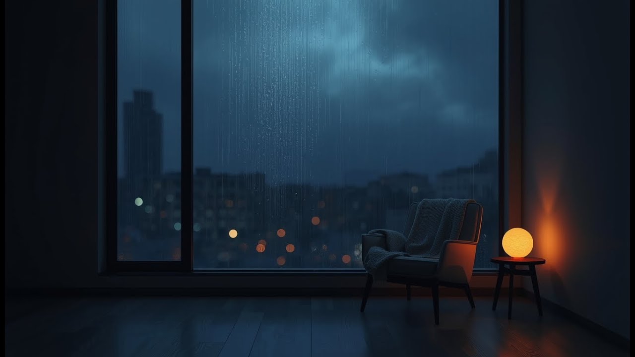 You’ll Feel Calm Tonight 🌙 | Rainy Night Ambience | CozyNest