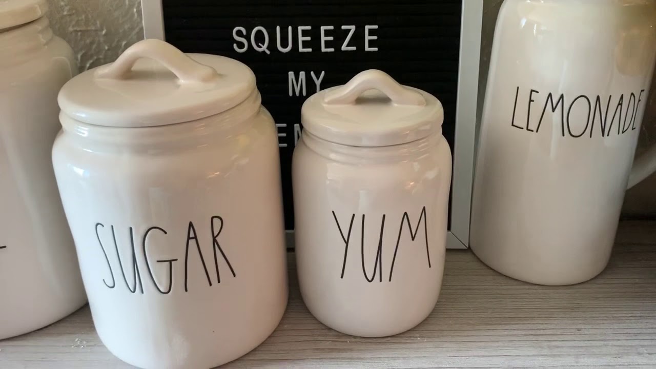 LEMON THEME RAE DUNN COFFEE BAR TOUR🍋