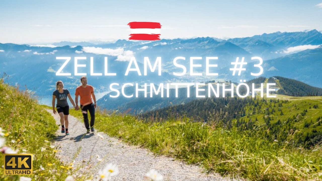 Zell am See Schmittenhöhe ☀ Family Friendly Walking Trail up on 1,965 meters (4K) #ExploreAustria