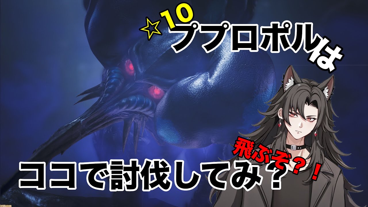 【モンハンワイルズ】☆10ププロポルを〇〇で討伐したら飛んだ件