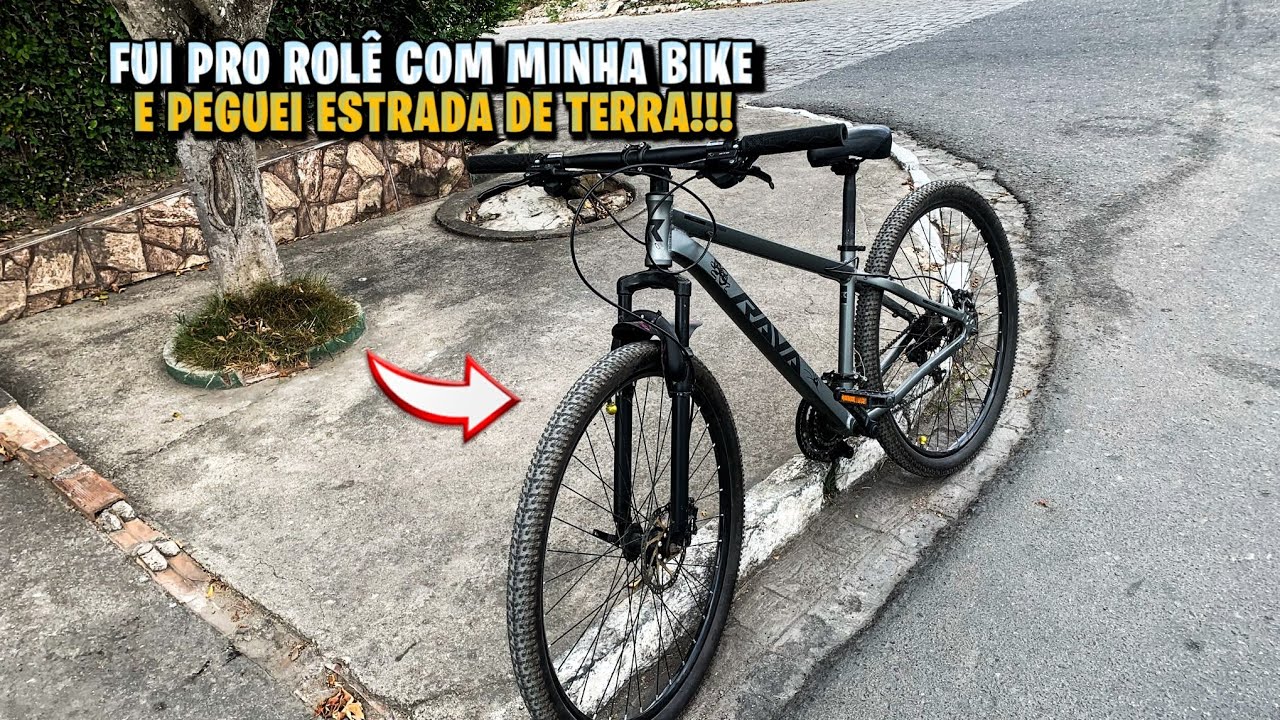 FUI PRA PISTA COM A MINHA BIKE E PEGUEI ESTRADA DE TERRA*muito carro na pista😰*