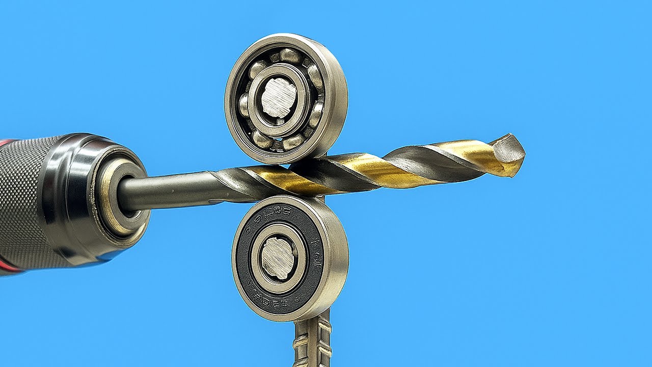 Как заточить свёрла с помощью наждачной бумаги и подшипника! Лайфхак своими руками, о котором не зна