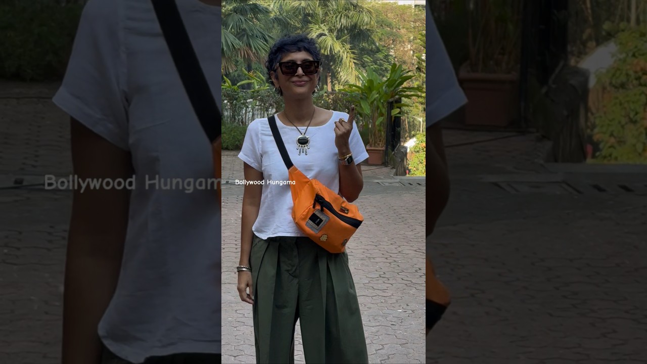 #kiranrao cast her #vote on #bmcelection #shorts