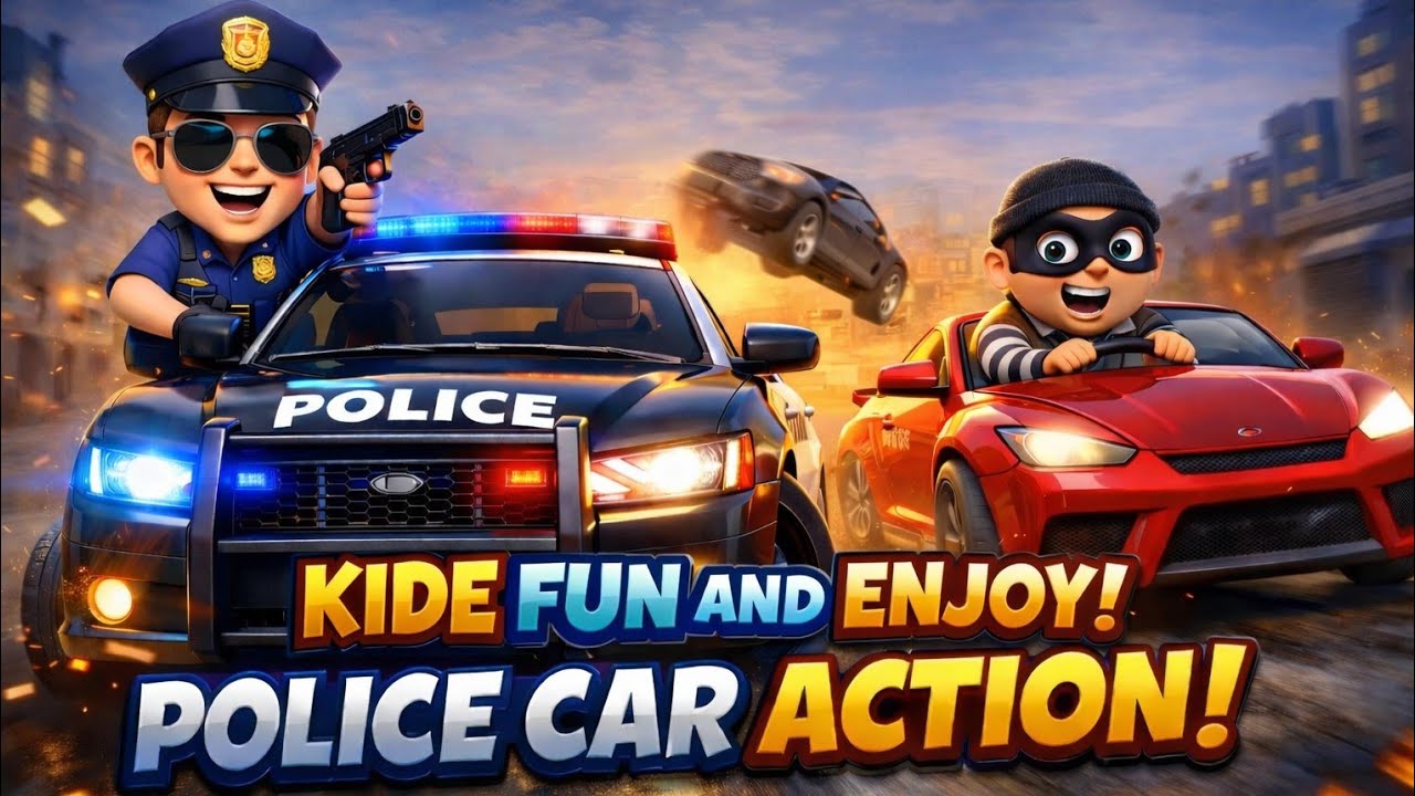 Police Car Video // Kids Video// Learning Video// #funny #viral #video 