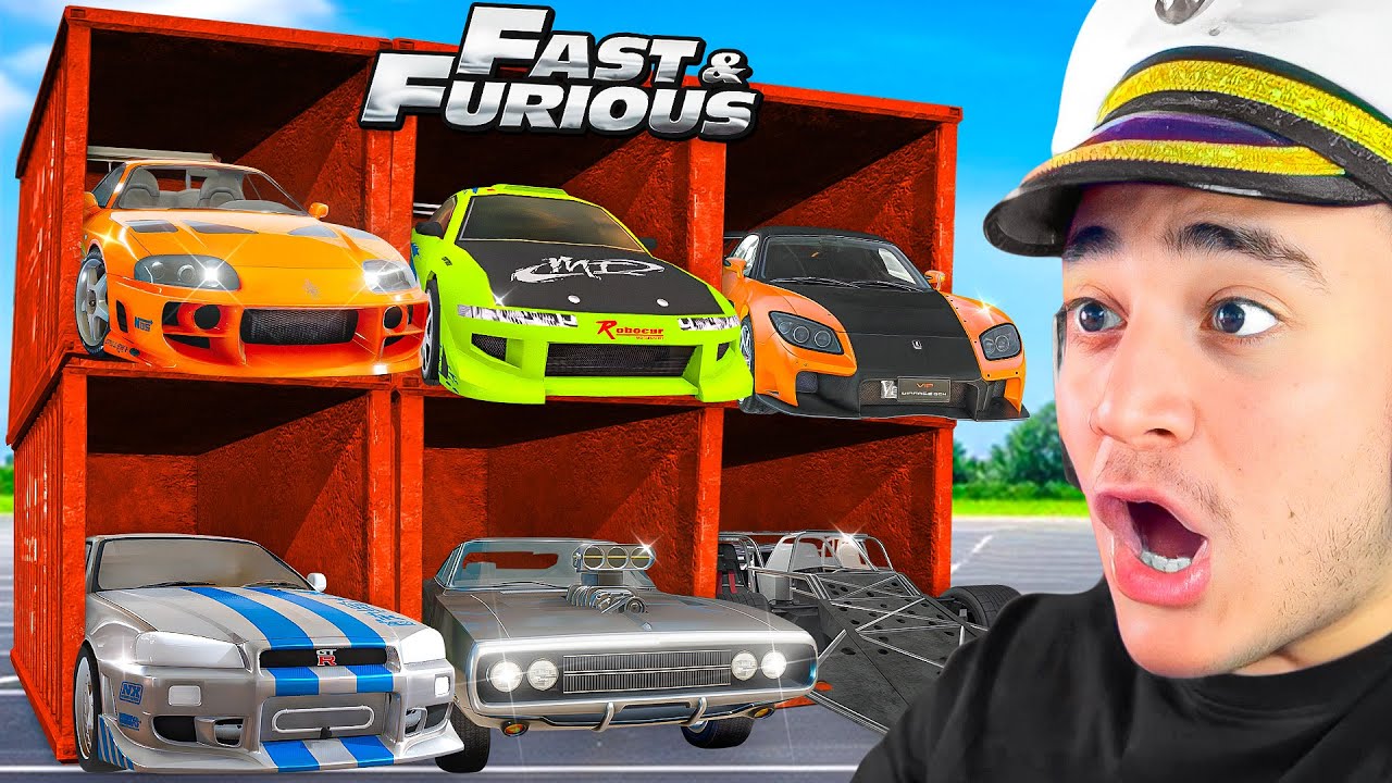 ABRIENDO CONTENEDORES de Rapidos y Furiosos en GTA 5 !! 🚗🏁
