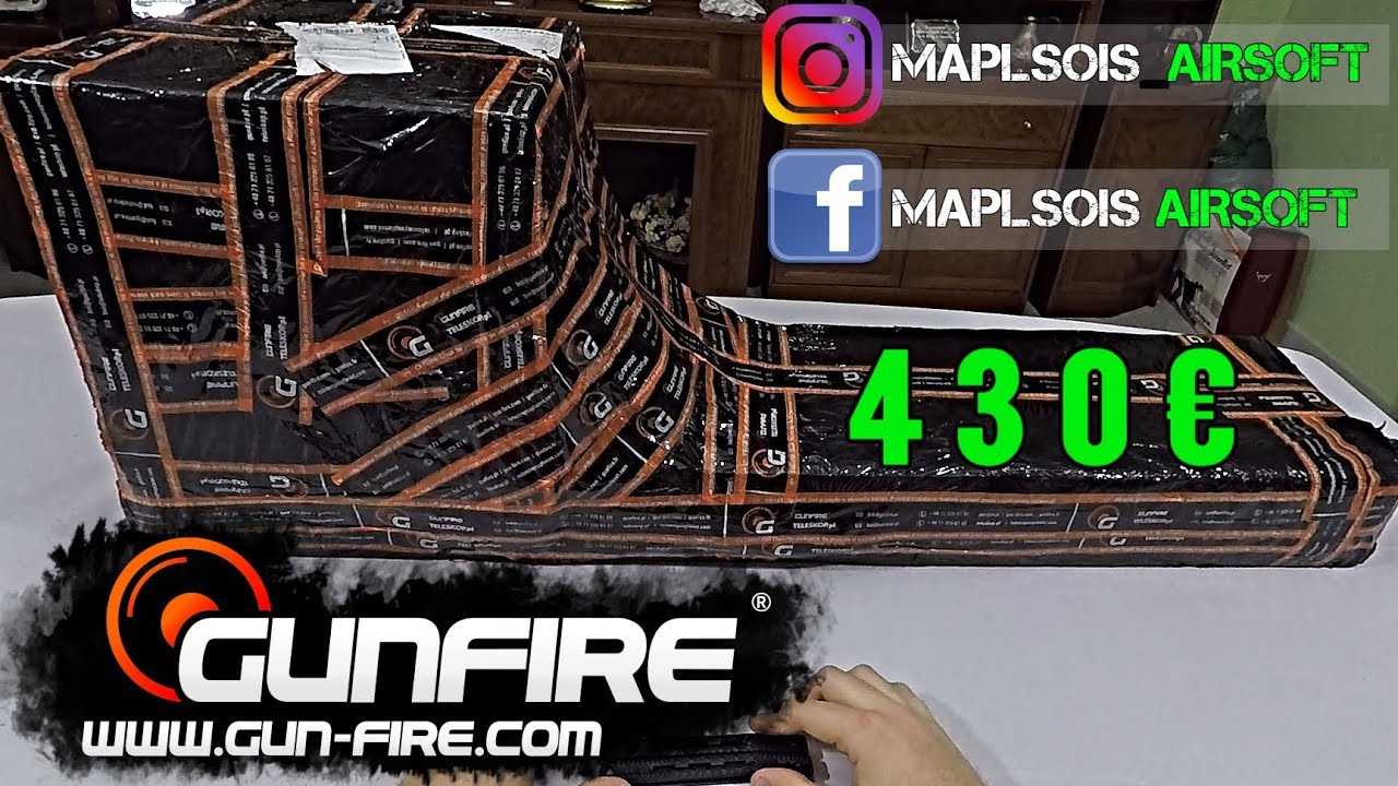 UNBOXING GUNFIRE - 430&euro; - AIRSOFT ESPA&Ntilde;A