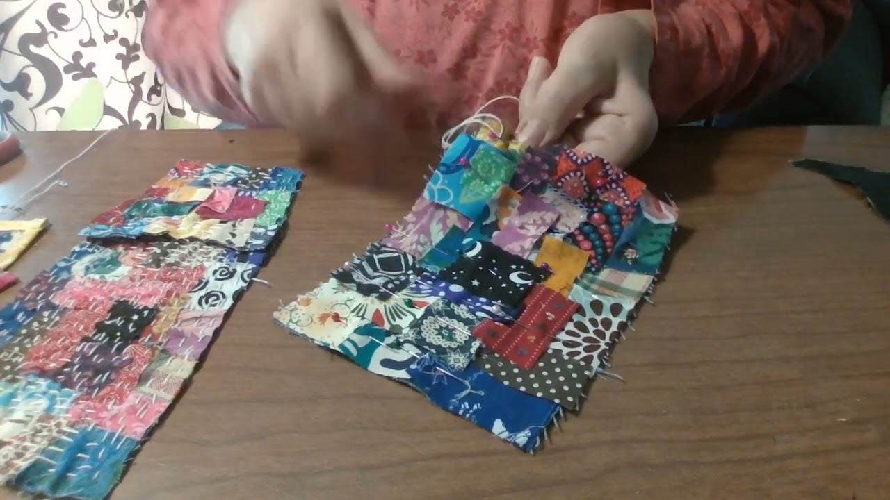 Boro & Kiwandi Inspired Village Continued, Using Scrap Fabrics! Part 5