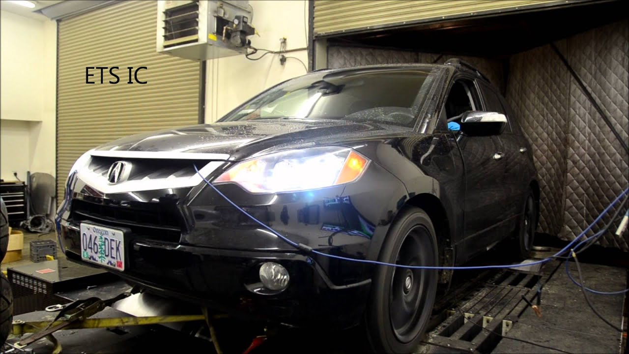ETS Intercooler testing  on Stock Turbo Acura RDX on AWD Dyno jet Dyno