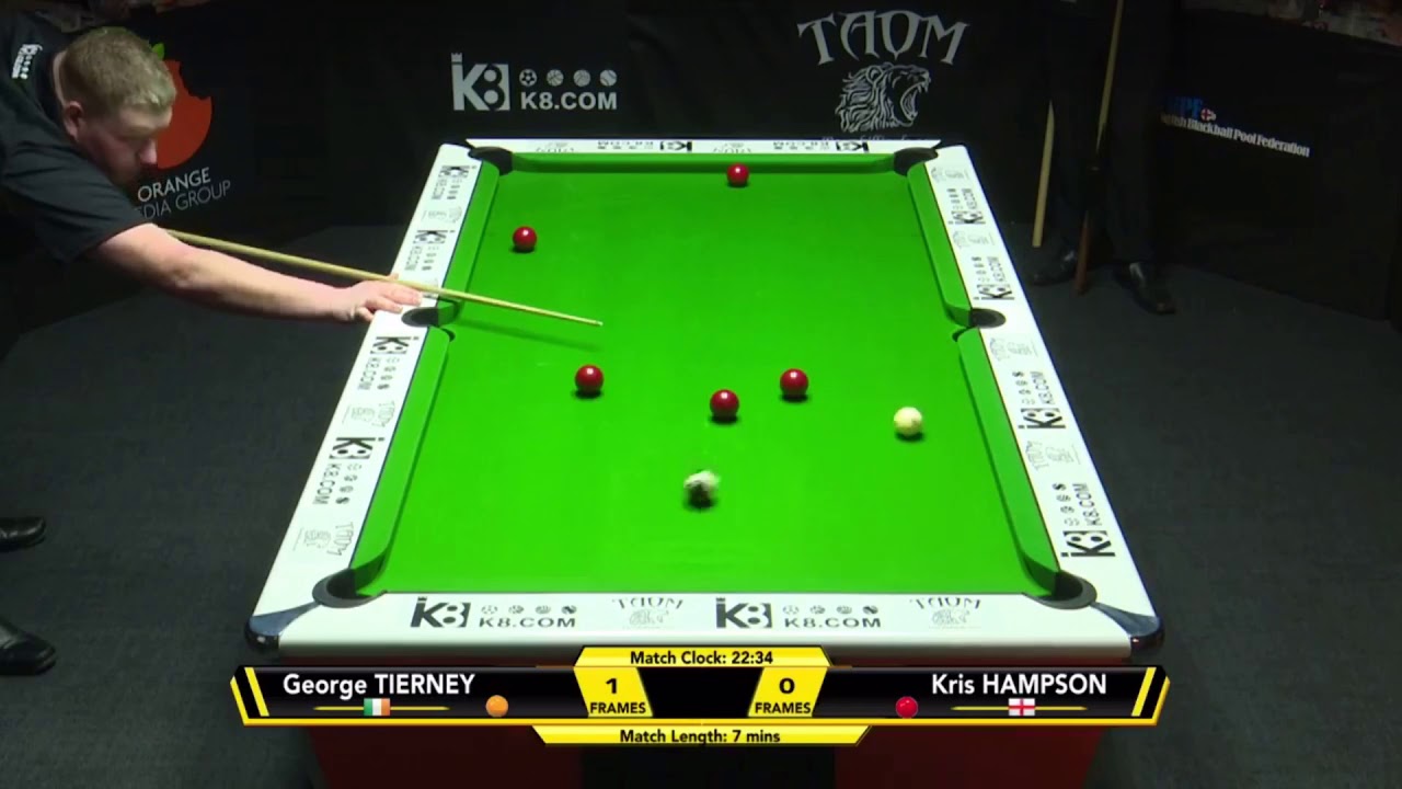 Taom Shootout Series 2019 George Tierney - Kick Shot Snookered -