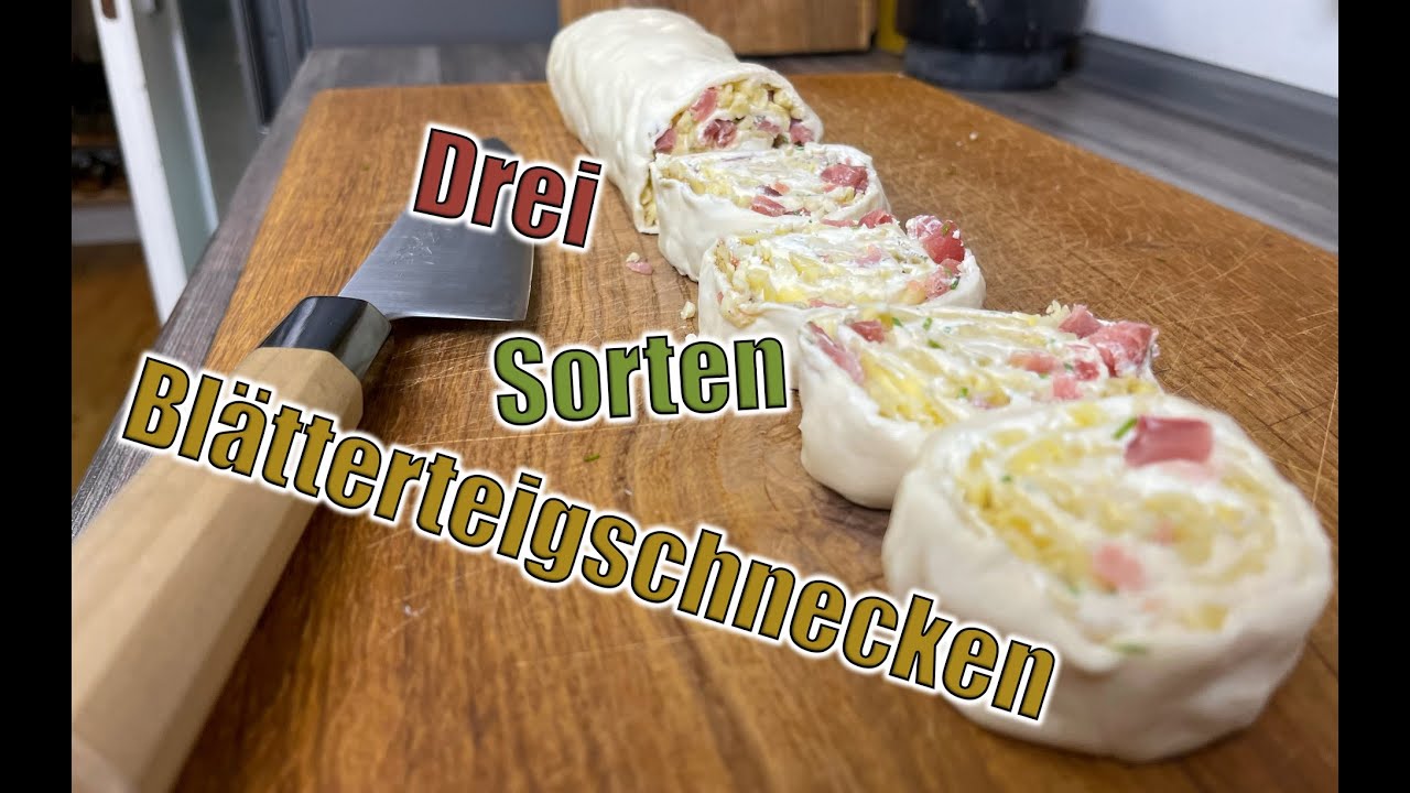 Drei easy & leckere Sorten Blätterteigschnecken in unter 10 MInuten | by Beyond_Umami