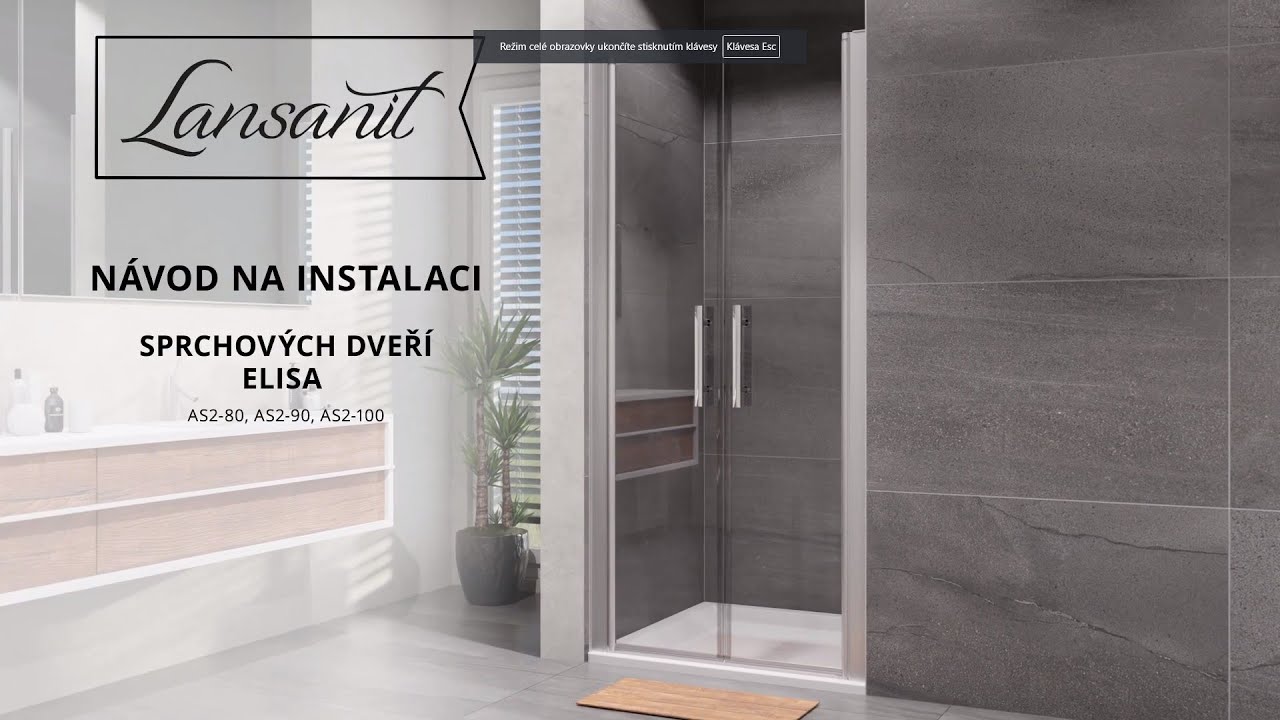 Videonávod - Sprchové dveře Elisa