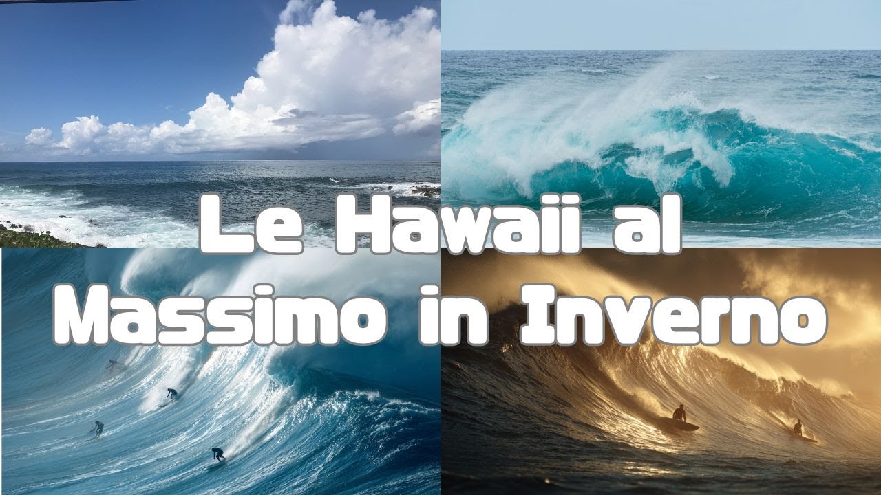 North Shore in Inverno | Un Momento con l’Oceano | Palcoscenico delle Gare di Surf | Hawaii BGM