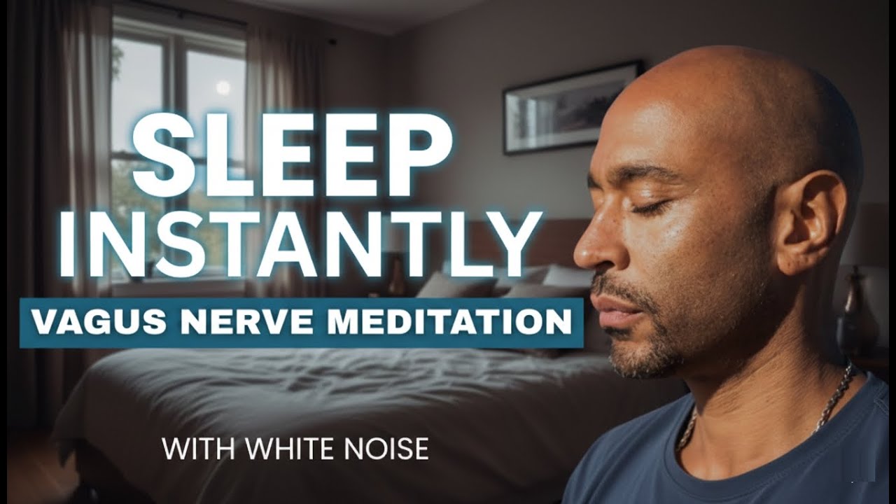 Vagus Nerve Sleep Meditation | Sleep through the night | Black Screen