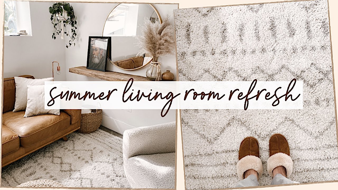 Summer Living Room Refresh (Boho Scandinavian Decor Vibes)