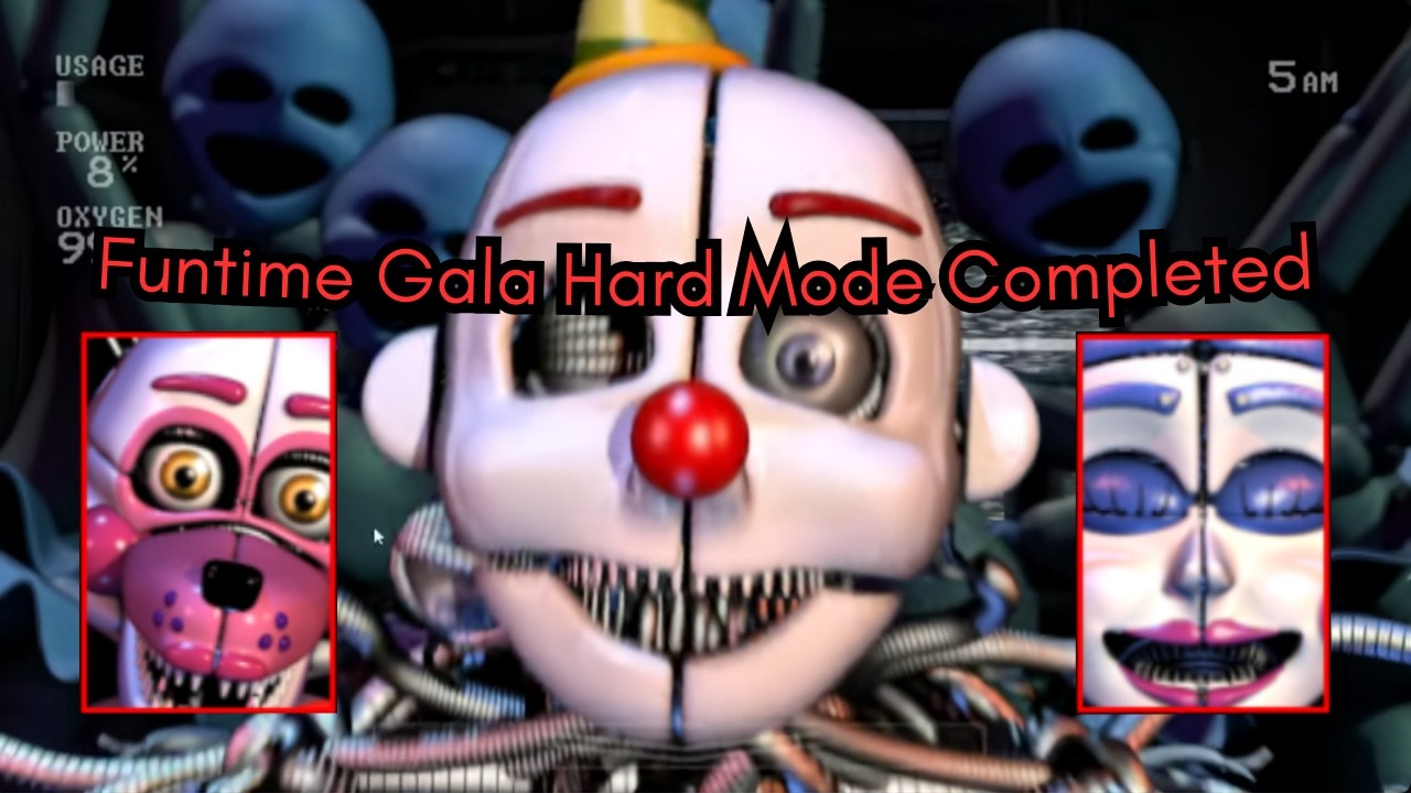 Funtime Gala Hard Mode Completed - FNaF SL CN