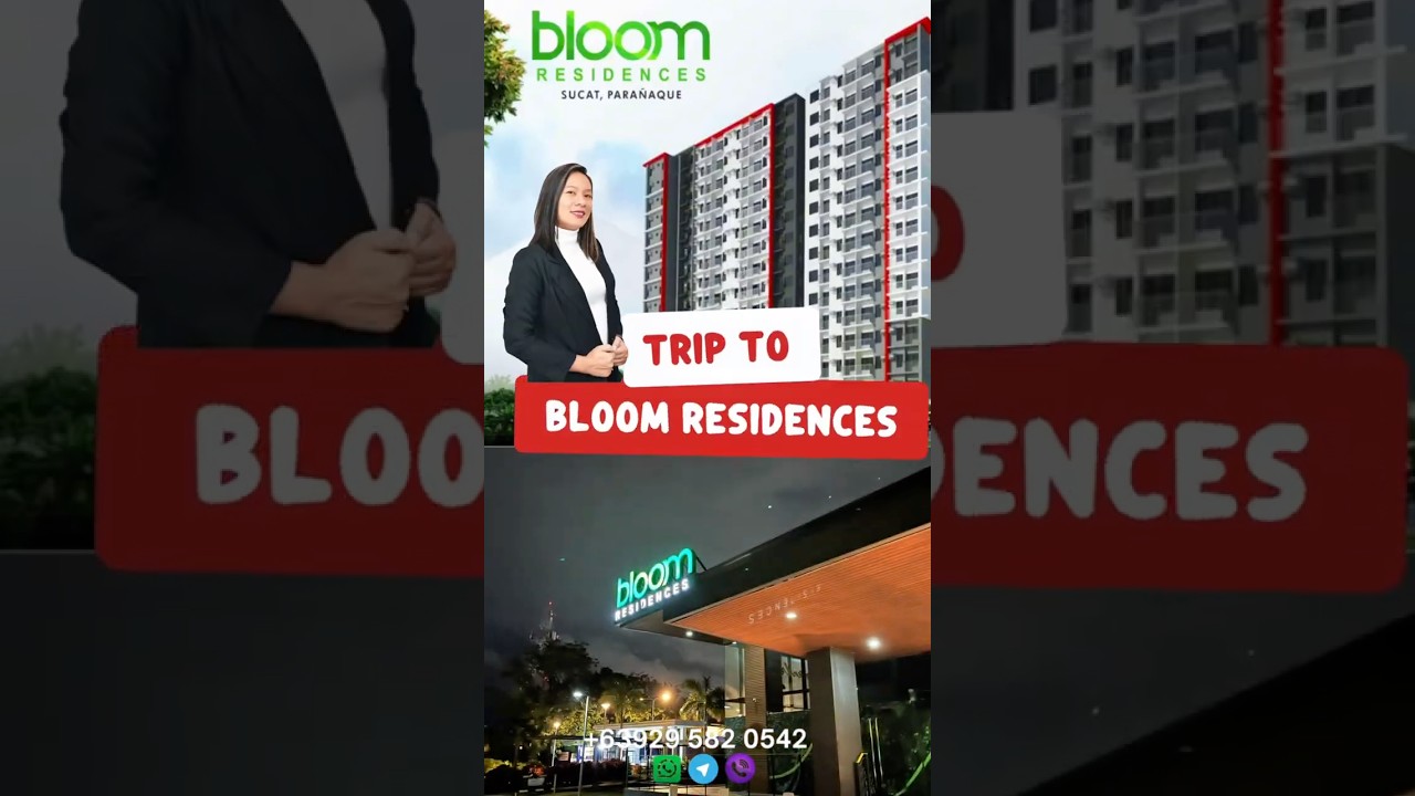 Bloom Residences in Sucat,Para&ntilde;aque City #smdcproperties #realestate #smdc #housetour #RanisaD