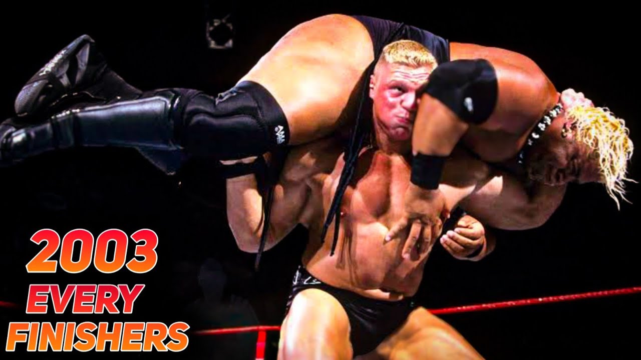 Every Finishers of 2003 Compilation in WWE