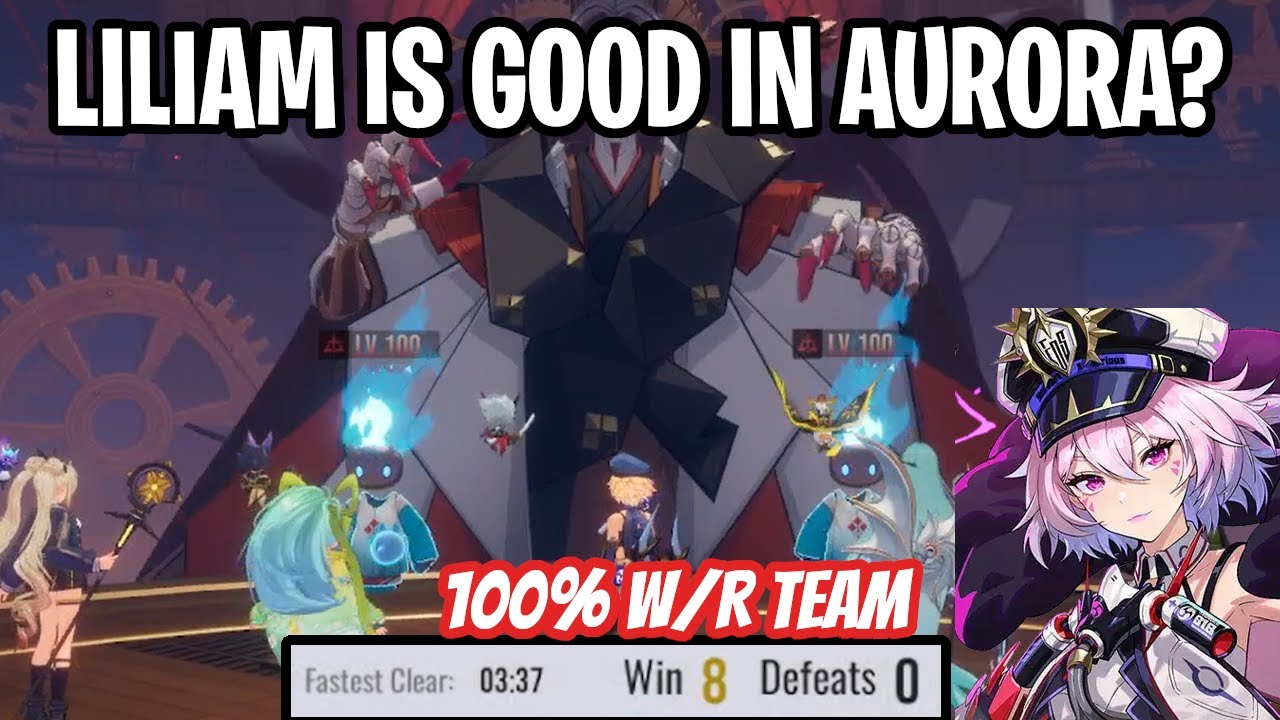 Liliam Inferno Aurora 100% Winrate Team [Etheria: Restart]