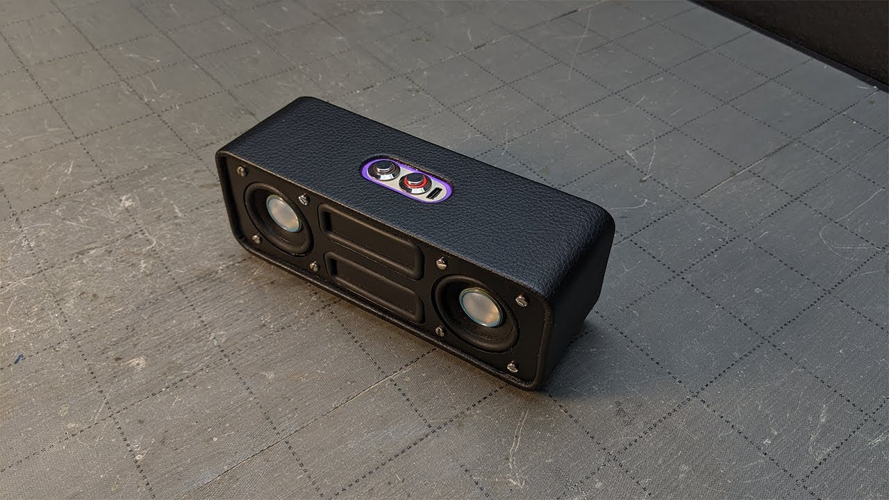 I made a Bluetooth speaker from old plastic – sounds amazing!