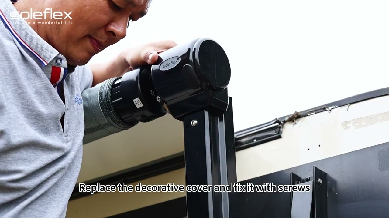 Soleflex B2 Electric Roll-Out Awning Installation Video