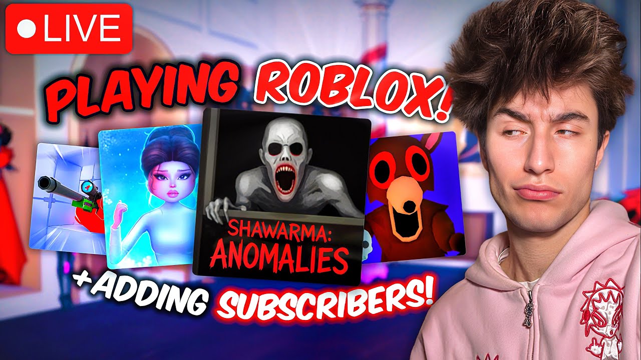 🔴Watch me CRASH OUT on Roblox... (+ADDING SUBSCRIBERS)
