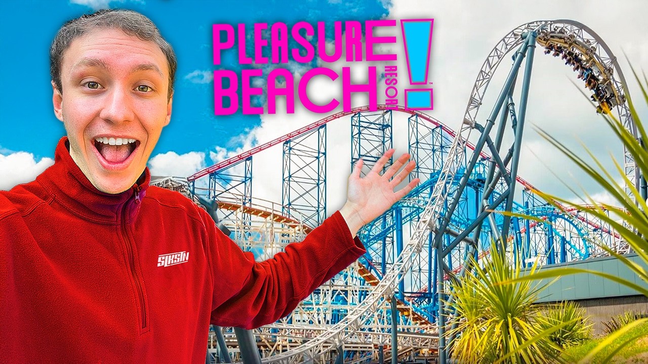 Видеоблог об открытии парка развлечений Blackpool Pleasure Beach! (2026)