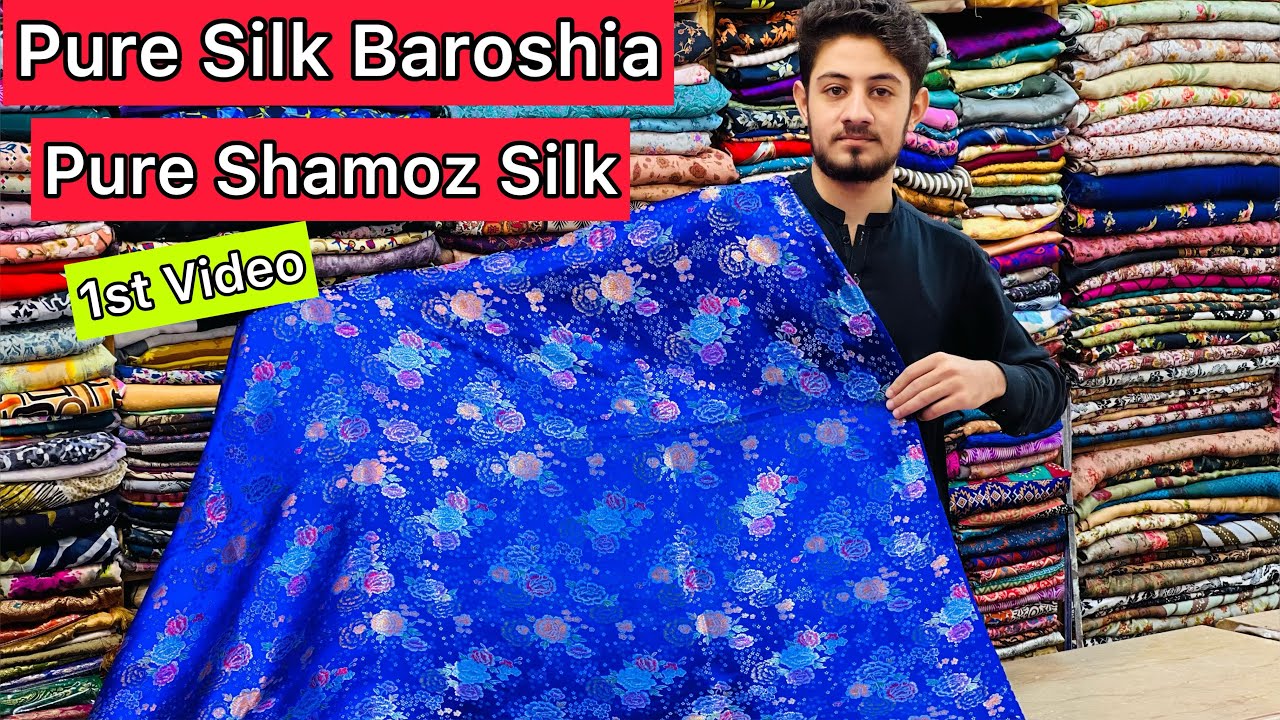 China Pure Silk Baroshia Suit😍Pure Shamoz Silk Suit😍China Shanghai Fabric😍China Pure Printed Silk