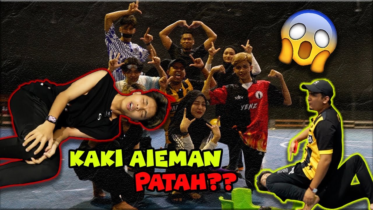 AIEMAN PATAH KAKI MAIN FUTSAL ? - FOUL KENA DENDA !