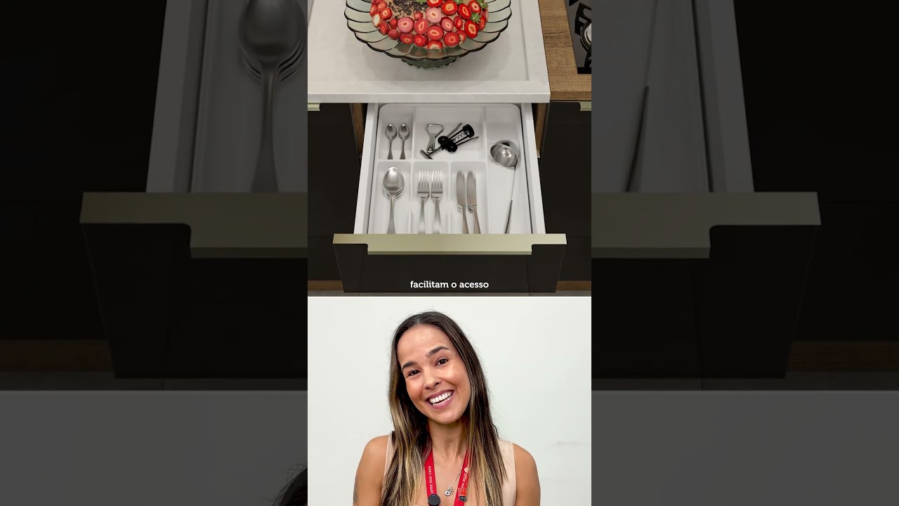 A cozinha Lux combina elegância e soluções inteligentes que fazem diferença no dia a dia! #casanova